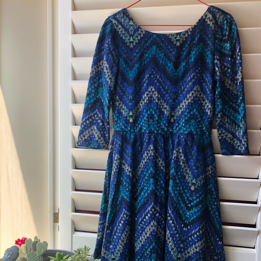 Fitted low back dress